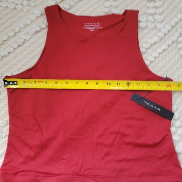 NWT Tahari Cropped Tank M - Picture 4 of 8